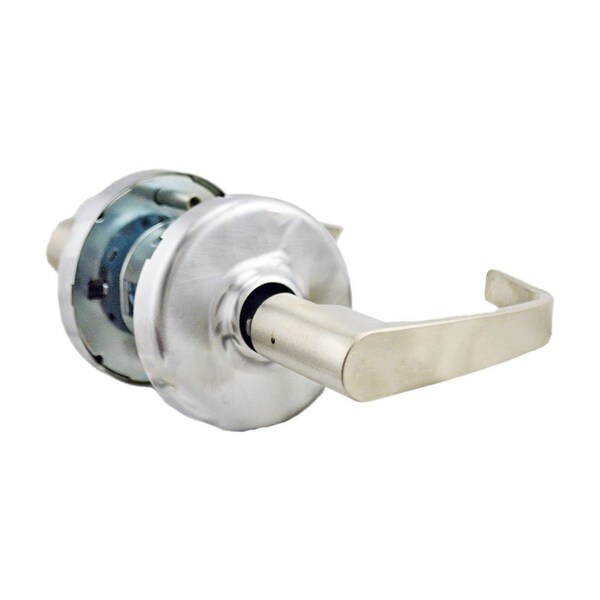 Corbin Russwin Newport Lever and D Rose Sngl Cylinder Storeroom Grade 2 Std Dty Lever Lock L4 Keyway Satin Chrome CL3857NZD626 - main